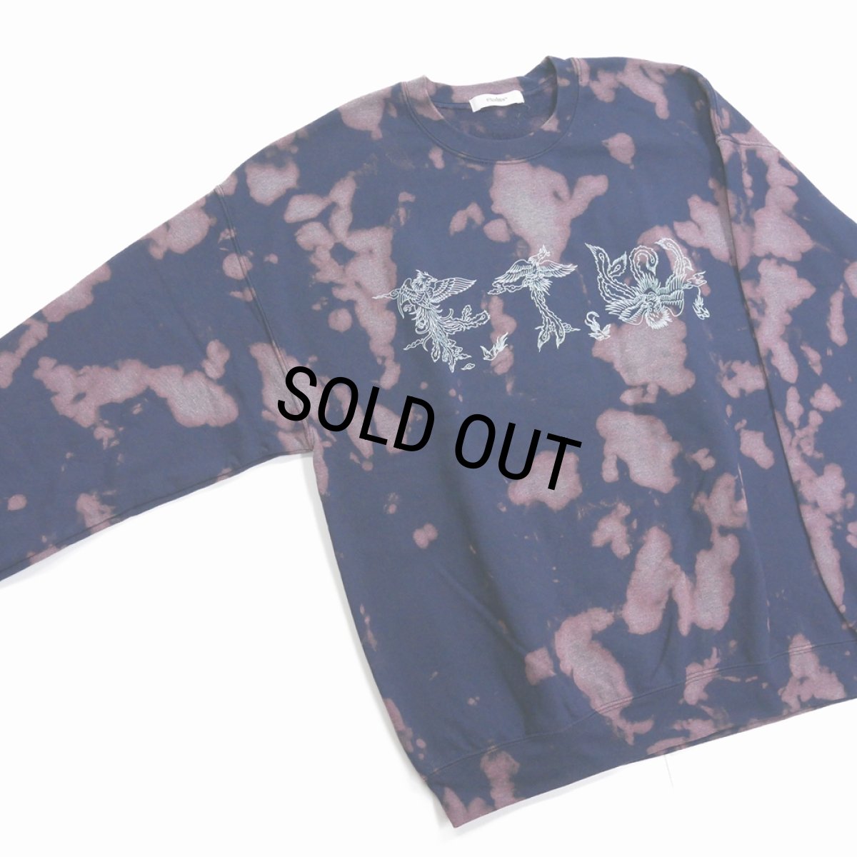 画像3: 【30％OFF】exodus/F.T.W TIE DYE SWEAT SHIRT（NAVY）［タイダイクルーネックスウェット-25春夏］ (3)