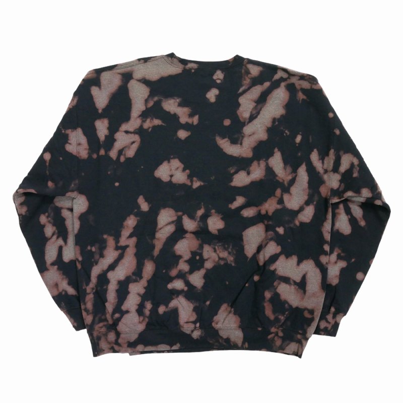 画像2: 【30％OFF】exodus/WIZARD TIE DYE SWEAT SHIRT（BLACK）［タイダイクルーネックスウェット-25春夏］