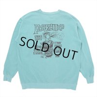 PORKCHOP/MAD SPRAY SWEAT（MINT GREEN）［クルーネックスウェット-25春夏］