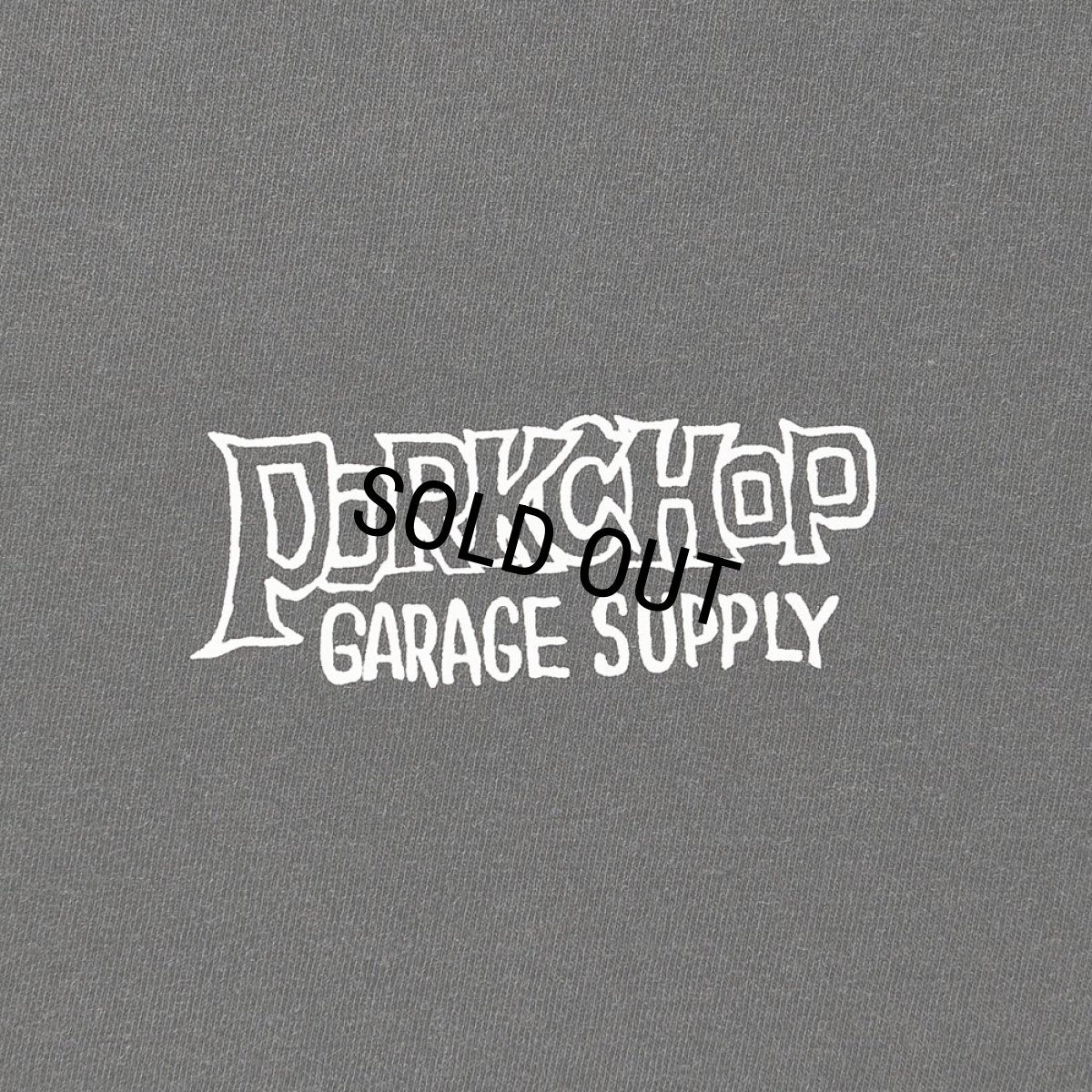 画像4: PORKCHOP/MAD SPRAY L/S TEE（ASH BLACK）［プリント長袖T-25春夏］ (4)