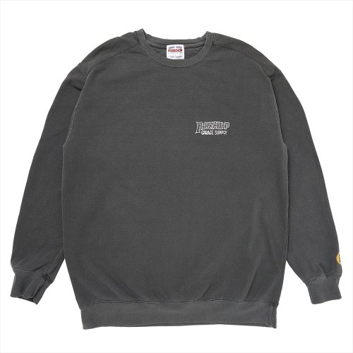 他の写真1: PORKCHOP/MAD SPRAY SWEAT（ASH BLACK）［クルーネックスウェット-25春夏］