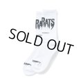 RATS/PILE SOCKS "THE RATS"（WHITE）［ソックス-25春夏］