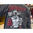 画像6: PORKCHOP/MAD SPRAY L/S TEE（ASH BLACK）［プリント長袖T-25春夏］