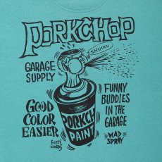 画像5: PORKCHOP/MAD SPRAY SWEAT（MINT GREEN）［クルーネックスウェット-25春夏］ (5)