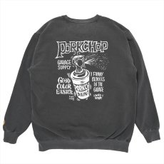 画像1: PORKCHOP/MAD SPRAY SWEAT（ASH BLACK）［クルーネックスウェット-25春夏］ (1)