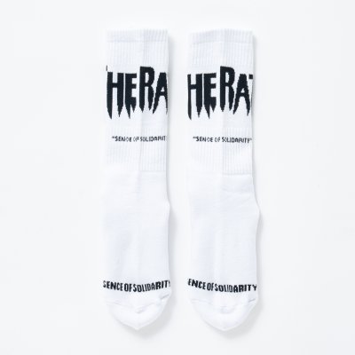 画像3: RATS/PILE SOCKS "THE RATS"（WHITE）［ソックス-25春夏］