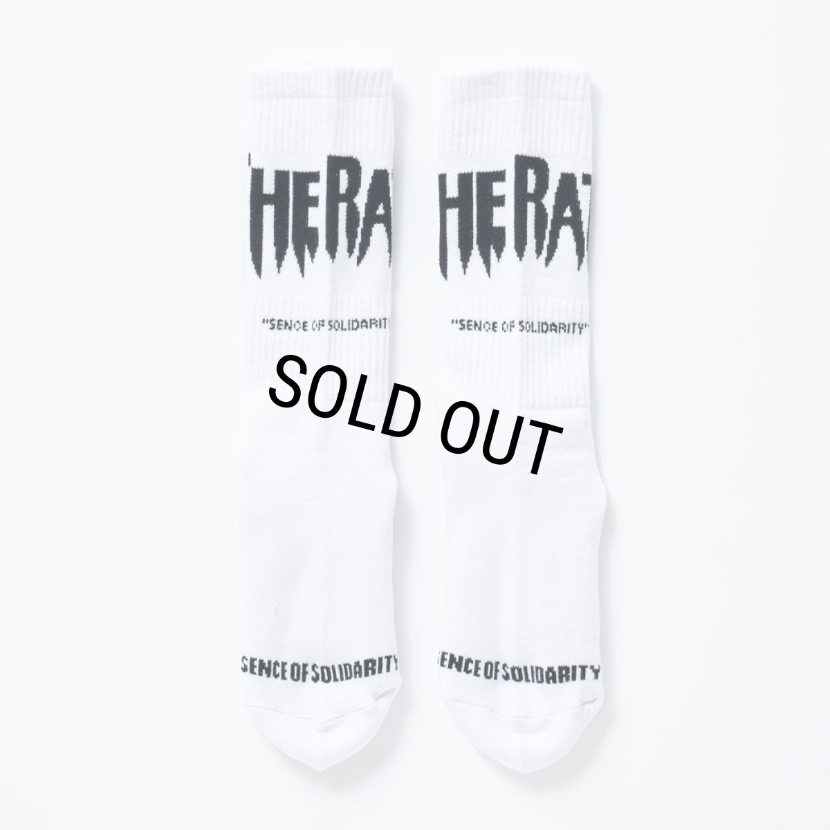 画像3: RATS/PILE SOCKS "THE RATS"（WHITE）［ソックス-25春夏］ (3)