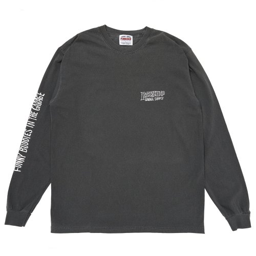他の写真1: PORKCHOP/MAD SPRAY L/S TEE（ASH BLACK）［プリント長袖T-25春夏］
