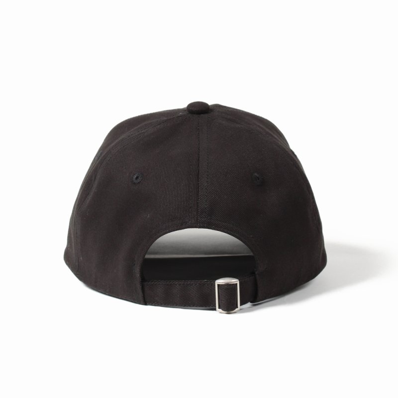 画像2: WACKO MARIA/6 PANEL CAP（BLACK）［6パネルキャップ-25春夏］