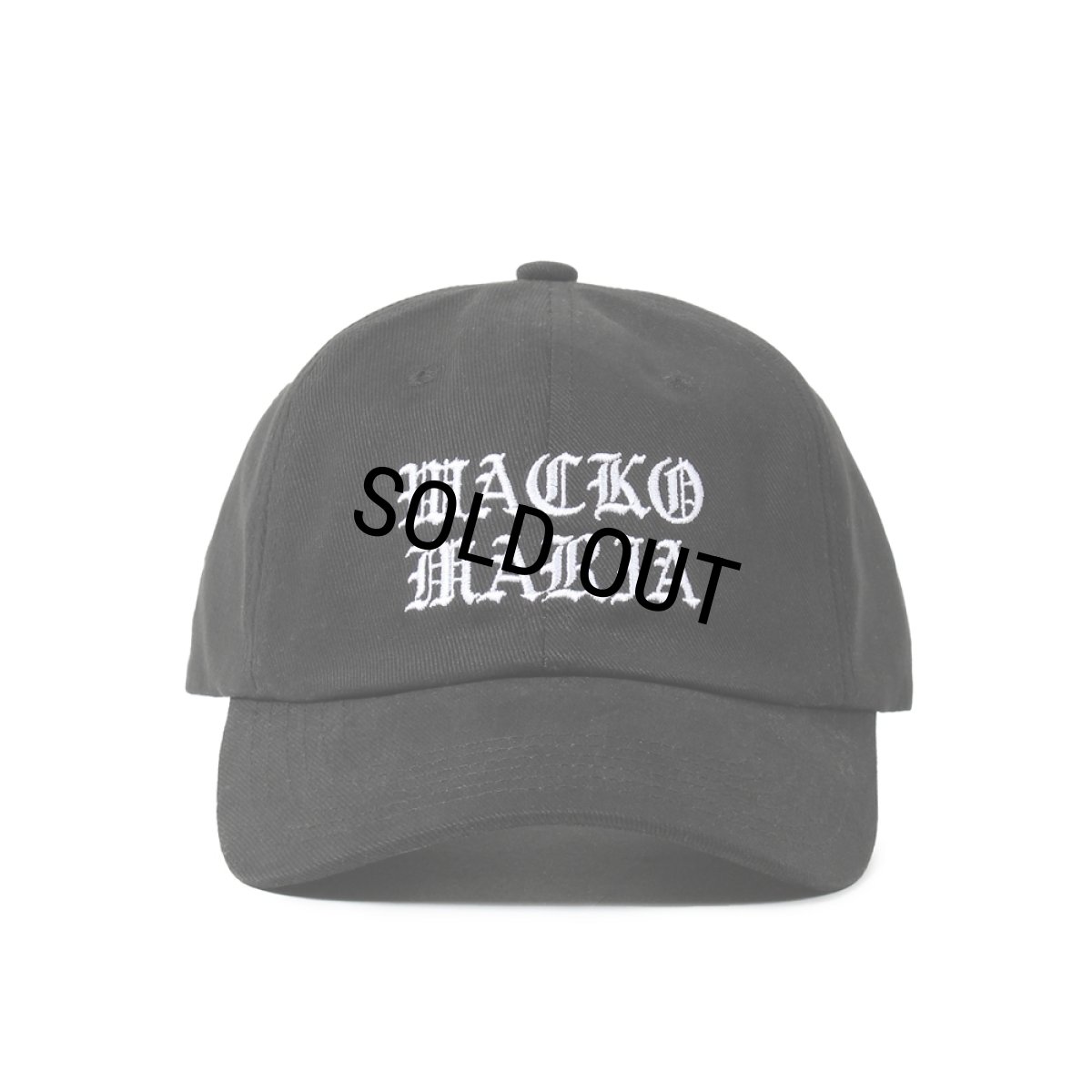 画像1: WACKO MARIA/6 PANEL CAP（BLACK）［6パネルキャップ-25春夏］ (1)