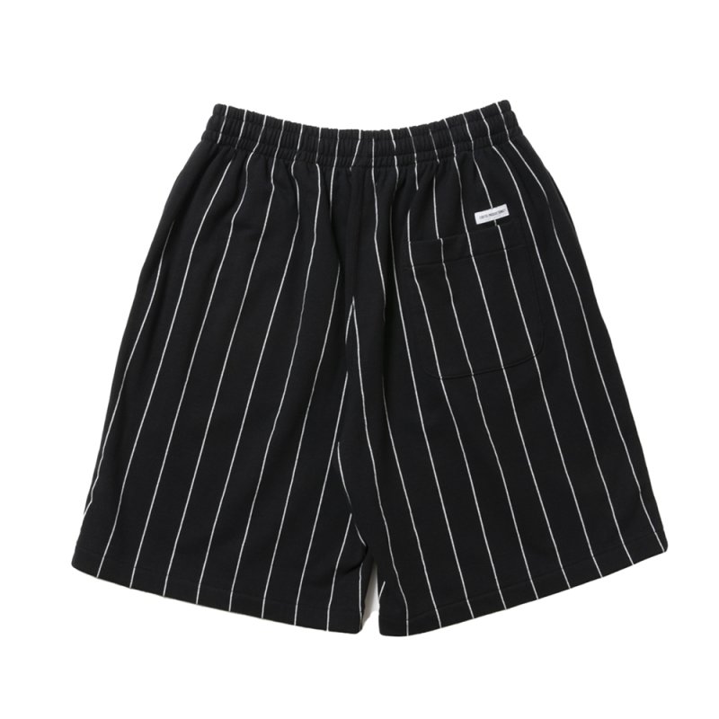 画像2: COOTIE PRODUCTIONS/Allover Print Open End Yarn Sweat Easy Shorts（Black）［ストライプスウェットイージーショーツ-25春夏］
