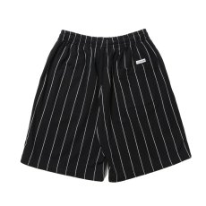 画像2: COOTIE PRODUCTIONS/Allover Print Open End Yarn Sweat Easy Shorts（Black）［ストライプスウェットイージーショーツ-25春夏］ (2)