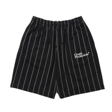画像1: COOTIE PRODUCTIONS/Allover Print Open End Yarn Sweat Easy Shorts（Black）［ストライプスウェットイージーショーツ-25春夏］ (1)