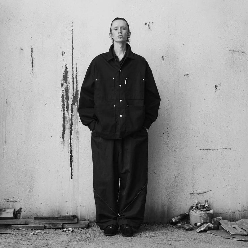 画像3: COOTIE PRODUCTIONS/N/L Weather Wide Training Pants（Black）［ワイドトレーニングパンツ-25春夏］