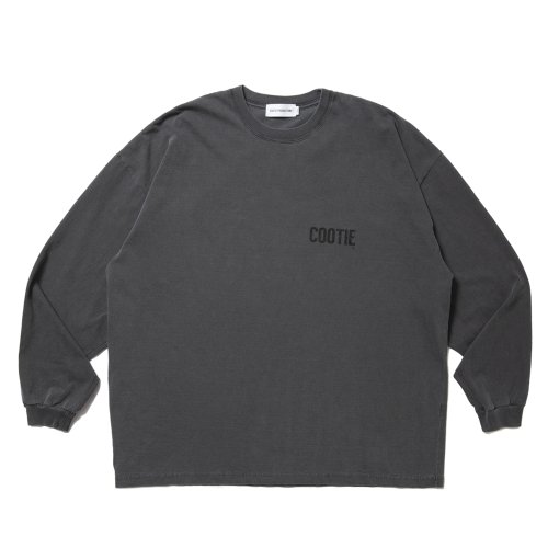他の写真1: COOTIE PRODUCTIONS/Pigment Dyed L/S Tee（Black）［ピグメントダイ長袖T-25春夏］