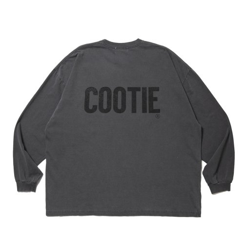 他の写真2: COOTIE PRODUCTIONS/Pigment Dyed L/S Tee（Black）［ピグメントダイ長袖T-25春夏］