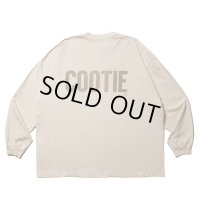 COOTIE PRODUCTIONS/Pigment Dyed L/S Tee（Ivory）［ピグメントダイ長袖T-25春夏］