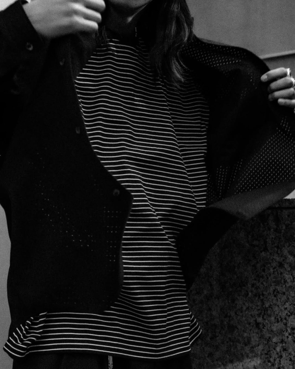 画像4: COOTIE PRODUCTIONS/Border L/S Tee（Black）［ボーダー長袖T-25春夏］ (4)