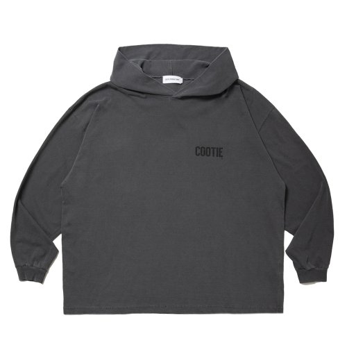 他の写真1: COOTIE PRODUCTIONS/Pigment Dyed L/S Hooded Tee（Black）［ピグメントダイフーデッド長袖T-25春夏］