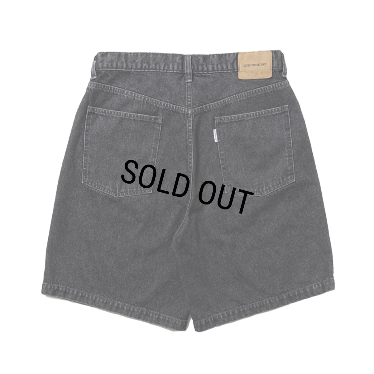 画像2: COOTIE PRODUCTIONS/5 Pocket Denim Baggy Shorts（Black Fade）［デニムバギーショーツ-25春夏］ (2)