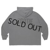 COOTIE PRODUCTIONS/Pigment Dyed L/S Hooded Tee（Black）［ピグメントダイフーデッド長袖T-25春夏］