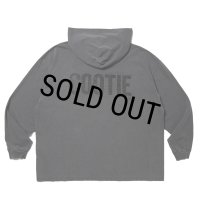 COOTIE PRODUCTIONS/Pigment Dyed L/S Hooded Tee（Black）［ピグメントダイフーデッド長袖T-25春夏］