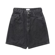画像1: COOTIE PRODUCTIONS/5 Pocket Denim Baggy Shorts（Black Fade）［デニムバギーショーツ-25春夏］ (1)