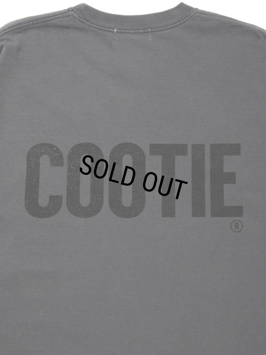 画像4: COOTIE PRODUCTIONS/Pigment Dyed L/S Tee（Black）［ピグメントダイ長袖T-25春夏］ (4)