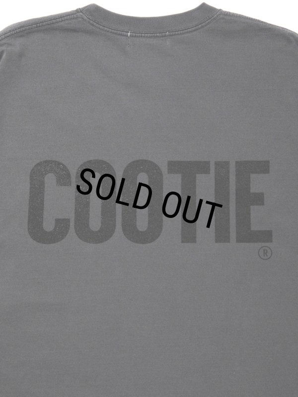 COOTIE PRODUCTIONS/Pigment Dyed L/S Tee（Black）［ピグメントダイ