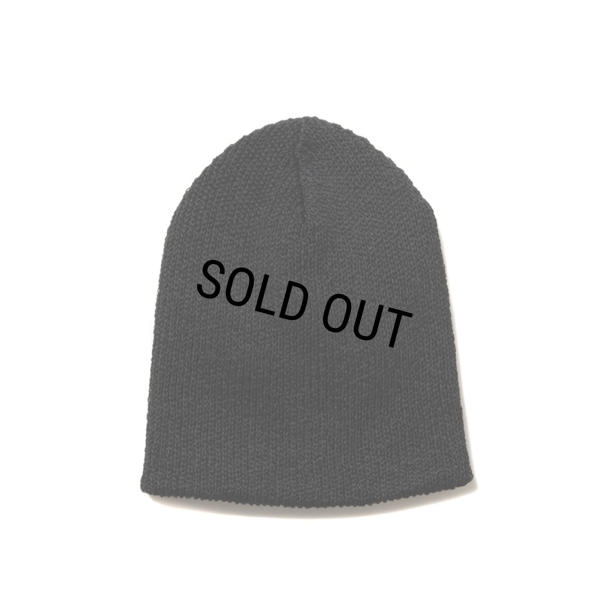 画像1: COOTIE PRODUCTIONS/Rib Stitch Cuffless Beanie（Black）［カフレスビーニー-25春夏］ (1)