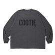 COOTIE PRODUCTIONS/Pigment Dyed L/S Tee（Black）［ピグメントダイ