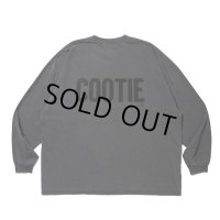 COOTIE PRODUCTIONS/Pigment Dyed L/S Tee（Black）［ピグメントダイ長袖T-25春夏］