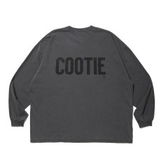 画像1: COOTIE PRODUCTIONS/Pigment Dyed L/S Tee（Black）［ピグメントダイ長袖T-25春夏］ (1)