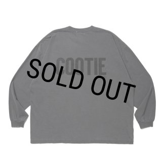 COOTIE PRODUCTIONS/Pigment Dyed L/S Tee（Black）［ピグメント