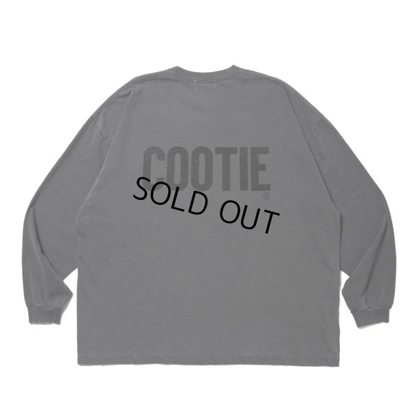 画像1: COOTIE PRODUCTIONS/Pigment Dyed L/S Tee（Black）［ピグメントダイ長袖T-25春夏］