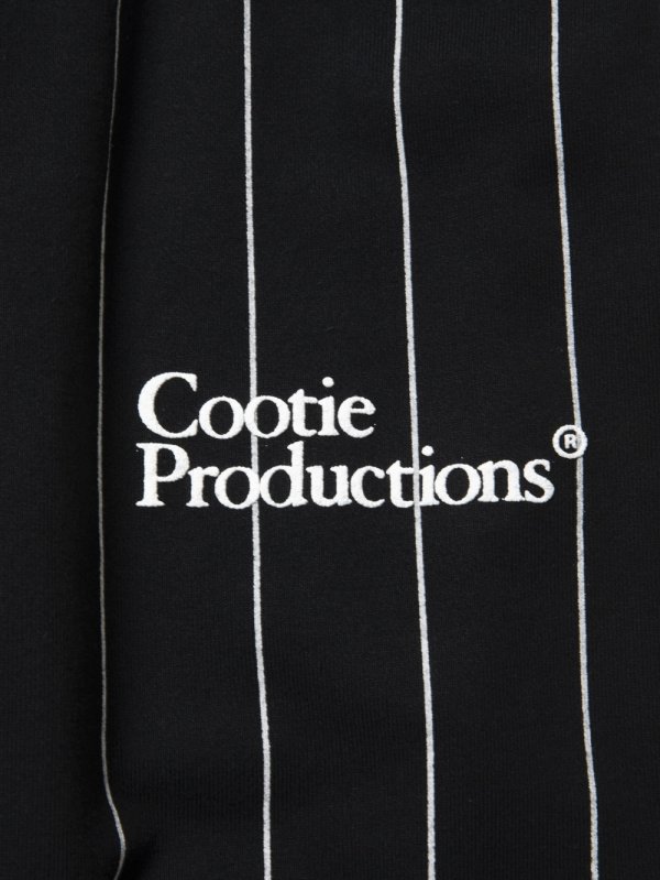 画像3: COOTIE PRODUCTIONS/Allover Print Open End Yarn Sweat Easy Shorts（Black）［ストライプスウェットイージーショーツ-25春夏］