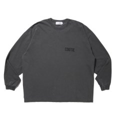 画像2: COOTIE PRODUCTIONS/Pigment Dyed L/S Tee（Black）［ピグメントダイ長袖T-25春夏］ (2)