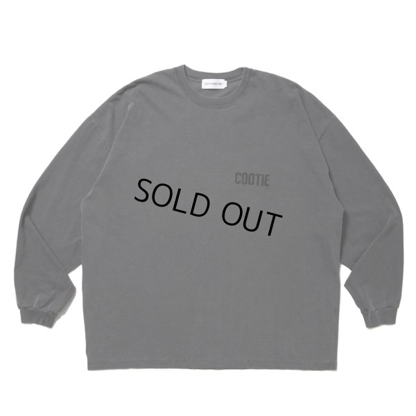 画像2: COOTIE PRODUCTIONS/Pigment Dyed L/S Tee（Black）［ピグメントダイ長袖T-25春夏］