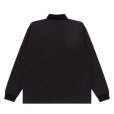 画像2: BlackEyePatch/OE LOGO CORDUROY COLLARED RUGBY SHIRT（BLACK） (2)