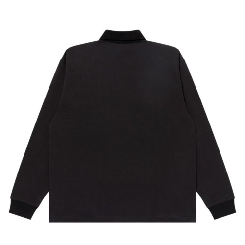 他の写真2: BlackEyePatch/OE LOGO CORDUROY COLLARED RUGBY SHIRT（BLACK）