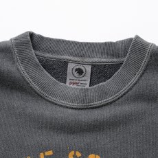 画像3: RATS/PIGMENT DYED CREW NECK SWEAT（BLACK）［ピグメントダイクルーネックスウェット-25春夏］ (3)