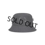 BlackEyePatch/OG LABEL PATCHED DENIM BUCKET HAT（BLACK）