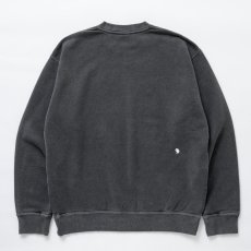 画像2: RATS/PIGMENT DYED CREW NECK SWEAT（BLACK）［ピグメントダイクルーネックスウェット-25春夏］ (2)