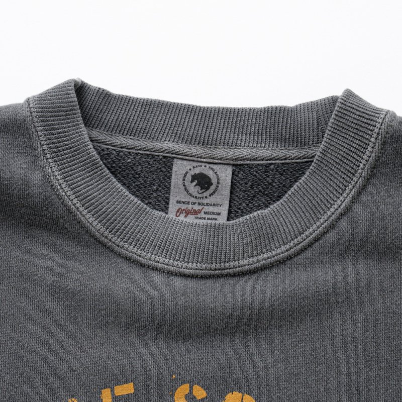 画像3: RATS/PIGMENT DYED CREW NECK SWEAT（BLACK）［ピグメントダイクルーネックスウェット-25春夏］