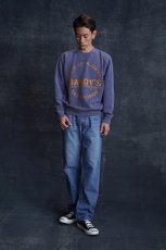 画像6: RATS/PIGMENT DYED CREW NECK SWEAT（BLACK）［ピグメントダイクルーネックスウェット-25春夏］ (6)