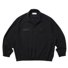 画像1: COOTIE PRODUCTIONS/Leno Cloth Squeeze Holes Skipper（Black）［スクイーズホールズスキッパー-25春夏］ (1)