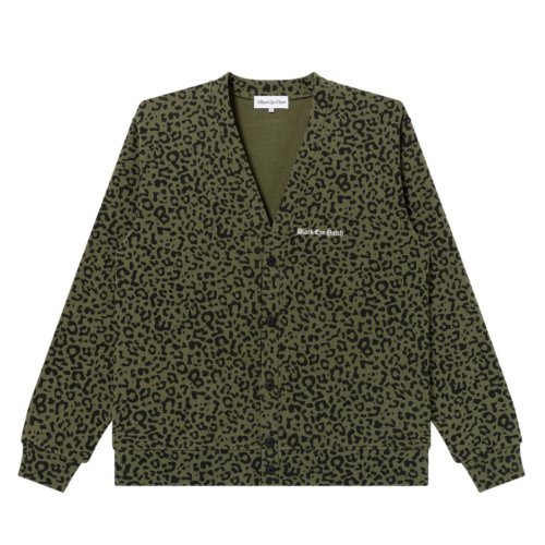 他の写真1: BlackEyePatch/OE LOGO LEOPARD PATTERNED CARIDIGAN（OLIVE）