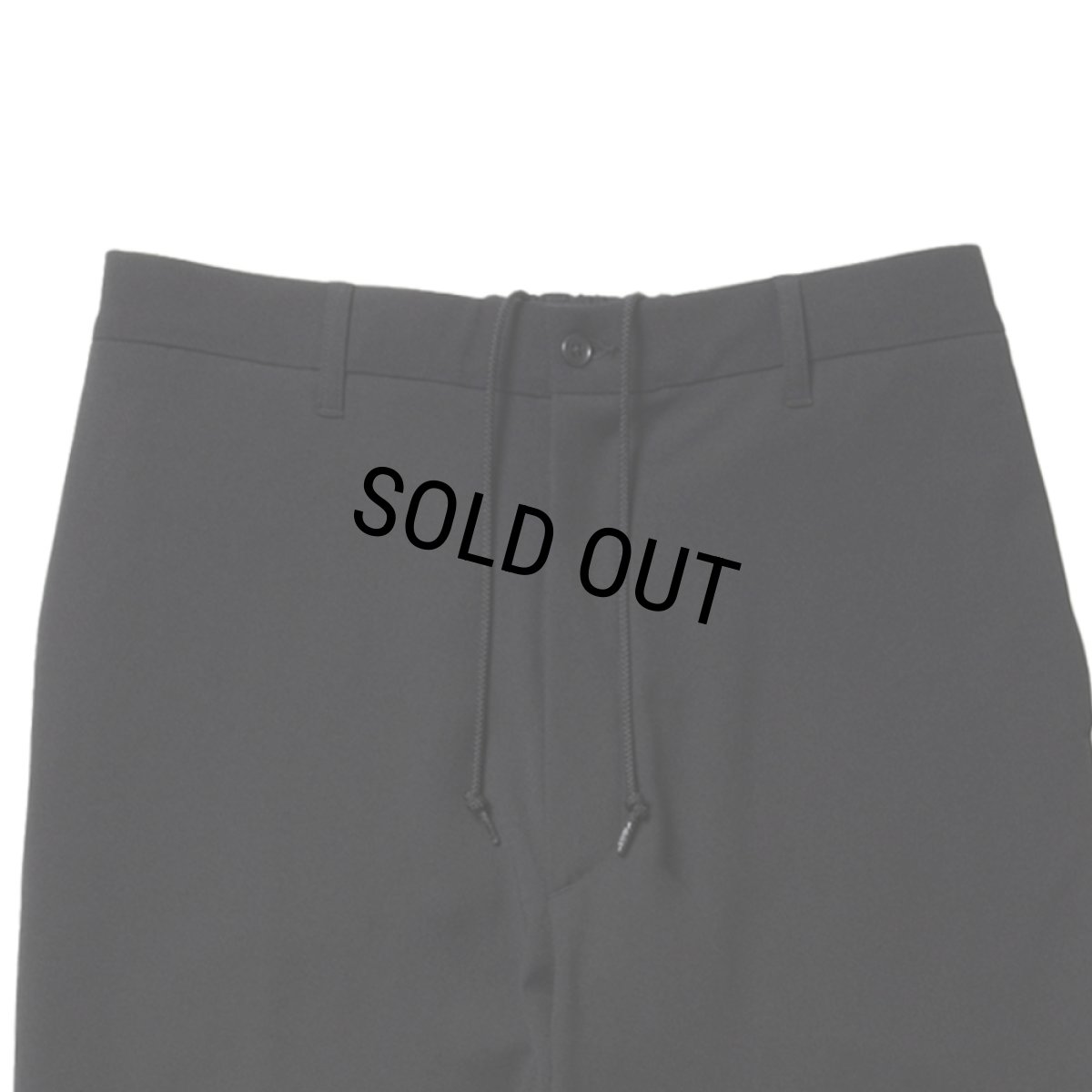 画像3: COOTIE PRODUCTIONS/Leno Cloth T/Q Cut Easy Trousers（Black）［スリークォーターカットイージートラウザース-25春夏］ (3)