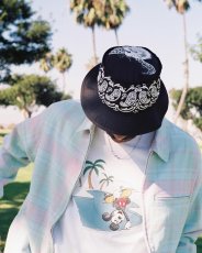 画像4: CHALLENGER/PLAID ZIP UP SHIRT（MINT）［チェックジップアップシャツ-25春夏］ (4)