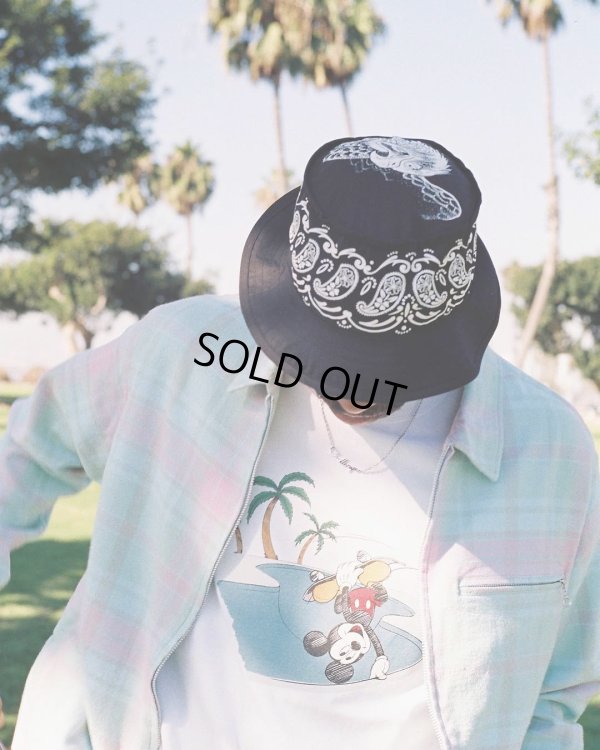 画像4: CHALLENGER/PLAID ZIP UP SHIRT（MINT）［チェックジップアップシャツ-25春夏］